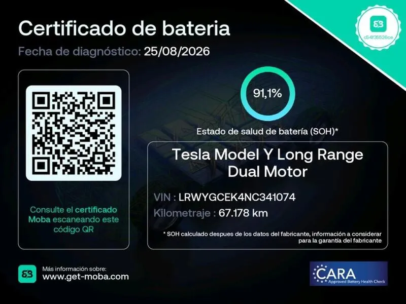 Tesla Model Y 75 kWh Gran Autonomia 4WD - foto 41