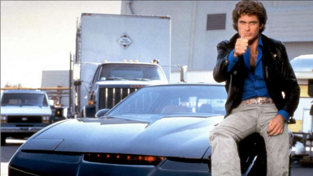 El Coche fantástico: David Hasselhoff protagonizó esta serie de los 80