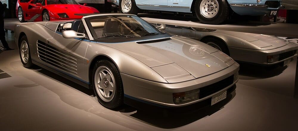 Ferrari Testarossa Spider, la única unidad fabricada para Agnelli en color plata