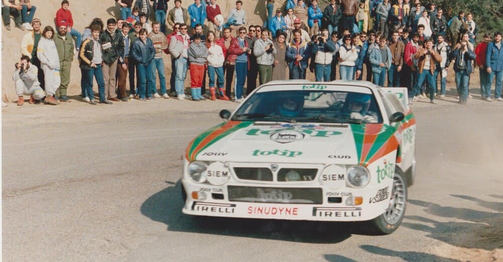 Una etapa del Rally Costa Brava de la década de los 90