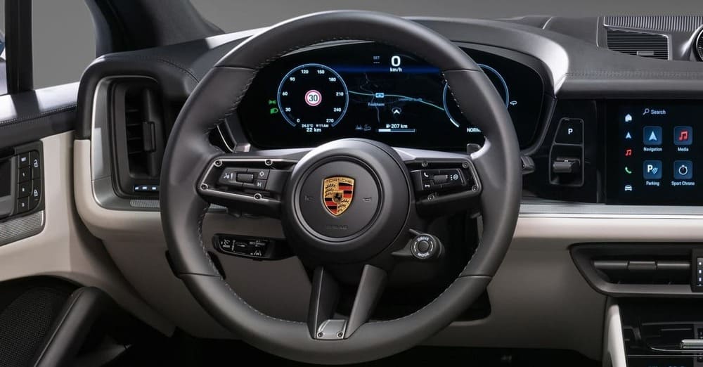 Nuevo volante del Porsche Cayenne